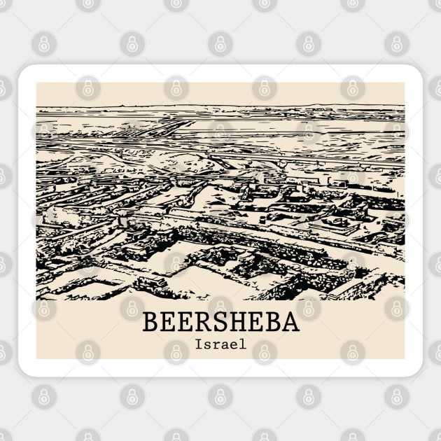 Beersheba - Israel Magnet by Lakeric